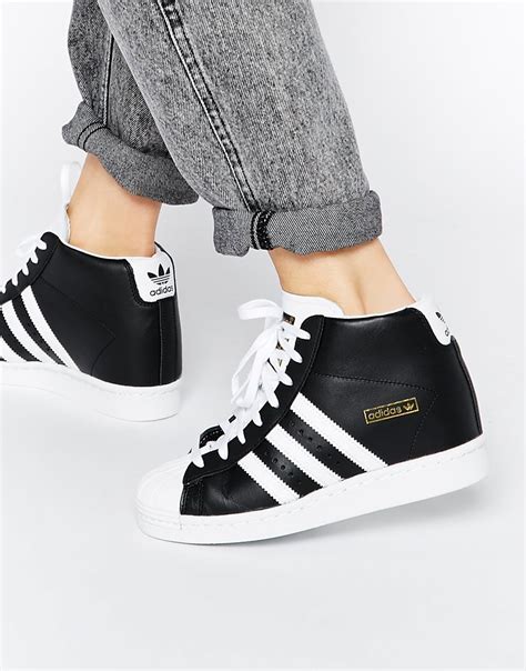 adidas superstar wedge sneakers|adidas superstar originals.